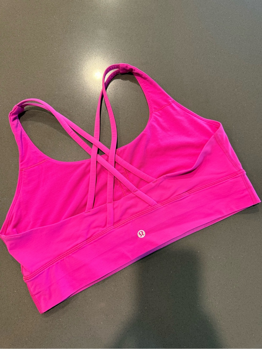 Lululemon Energy Bra Magenta Pink Racerback Medium Support